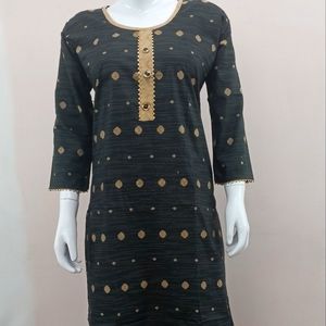 Khadi cotton kurti and trouser